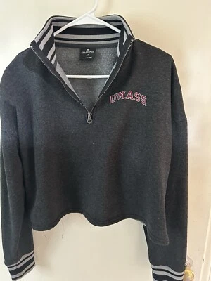 De colección UMass Minutemen Mujer’s Media Chaqueta Cremallera Pullover ¡Increíble AJUSTE! Foto 1 de 4