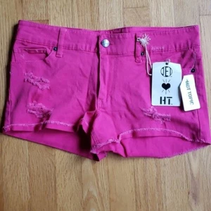 Jet Hot Pink Hot Topic Shorts Size 9 - Picture 1 of 2