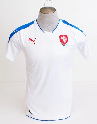 Puma Cell Чехии белый короткий рукав копия футбол Джерси мужчин новый с Ярлыками - Изображение 1 из 4