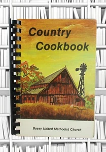 Vintage 1987 Basey United Methodist Church Winnebago Minnesota Cookbook NICE! - Picture 1 of 2