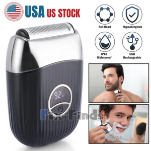 Maquina De Afeitar Eléctrica Recargable Para Hombre Afeitadora Rasuradora Barba - Imagen 1 de 16