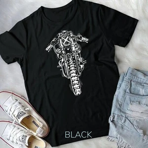 Camiseta unisex vintage de motocicleta Scrambler - Cafe Racer - Imagen 1 de 11