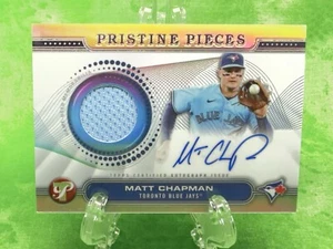Matt Chapman - 2024 Topps Pristine Pieces Relic Auto #PPAR-MCH Toronto Blue Jays - Picture 1 of 13