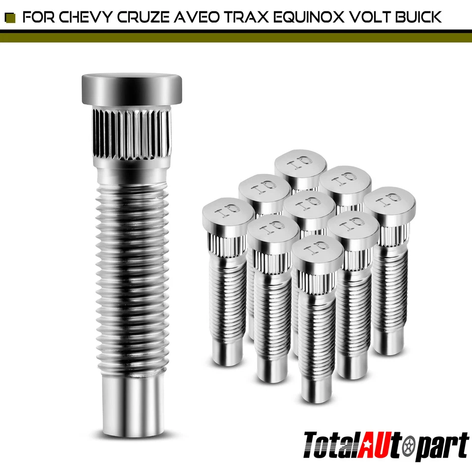 10x Tacos de rueda M12-1,5 para Chevy Cruze 2010-2015 Buick Encore Cadillac ATS Foto 1 de 4