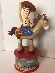 1999 McDonald's Toy Story 2 Woody and Bullseye Pferd Süßigkeitenspender Vintage - Bild 1 von 8