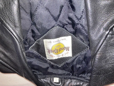 Hard Rock Cafe Leather Mens Jacket Large - Image 1 of 4