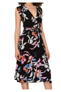 YUMI KIM Women's Orchid Blush Black Prince Street Dress #17926/258 Large NWT - Picture 1 of 3