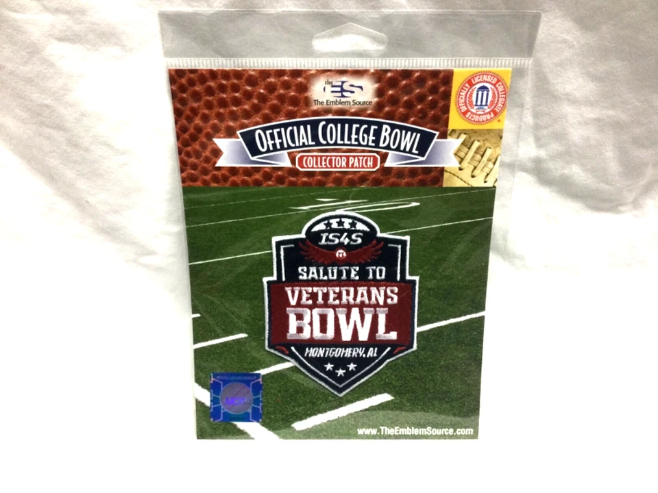 NCAA Football Salute to Veterans Bowl Jersey Patch Alabama FREESHIP