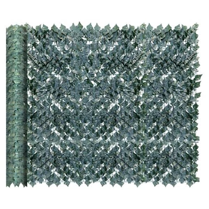 4ft Artificial Faux Ivy Leaf Fence Privacy Screen Garden Home Decor Hedge Panel - Picture 1 of 8