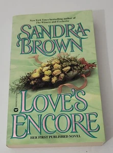 Love's Encore by Sandra Brown -1981 - Paperback - Like New Condition - Picture 1 of 2