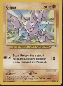 2001, Pokemon. Neo Discovery #67 Gligar, 1st Edition - Picture 1 of 1