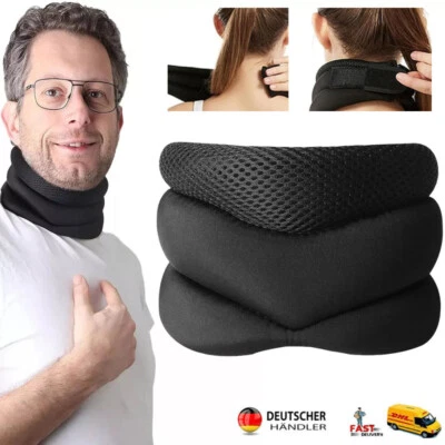 MARKENLOS Verstelbare Nackenstütze Schnarchen Orthopädisches Linderung von Nackenschmerzen