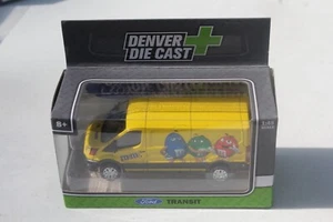 Denver Die Cast yellow M&Ms Ford Transit NEW! 1:48 scales Menards 28mm - Picture 1 of 3