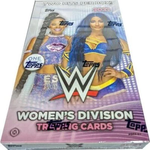 2021 TOPPS WWE WOMEN'S DIVISION FACTORY SEALED HOBBY BOX WITH 2 HITS - Picture 1 of 1