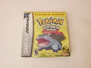 Pokemon Leafgreen Player's Choice (Gameboy Advance Gba) - Picture 1 of 2