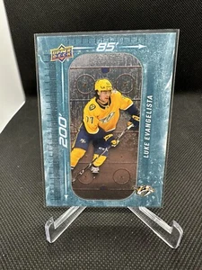 2023-24 Upper Deck Series 1 200' x 85' Luke Evangelista #DM-38 Rookie RC - Picture 1 of 2