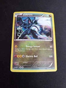 Zekrom - 2015 Pokémon Roaring Skies Holo Rare #64/108 - LP - FREE SHIPPING - Picture 1 of 2