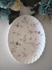 WEDGWOOD Campion floral bone china oval plate 17.5cm