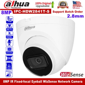 US STOCK Dahua 8MP 4K IPC-HDW2841T-S WizSense MIC SMD Plus POE Eyeball IP Camera - Picture 1 of 14