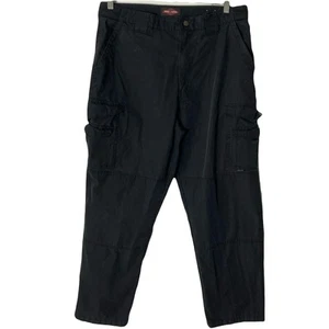 Tru-Spec Original Tactical Pants Mens 36x32 Black Ripstop Cargo Utility Military - Picture 1 of 6