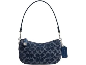 Coach Swinger 2-1 Schultertasche Umhängetasche Signature Denim Neu mit Etikett 20 Zoll - Bild 1 von 4