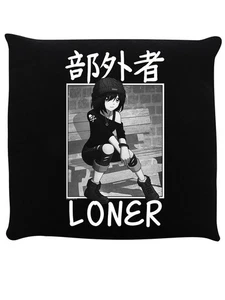 Tokyo Spirit Cushion Loner Black 40x40cm - Picture 1 of 1