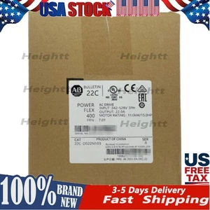 Allen-Bradley 22C-D022N103 Powerflex 400 11KW 15HP AC Drive US Free Tax - Picture 1 of 4