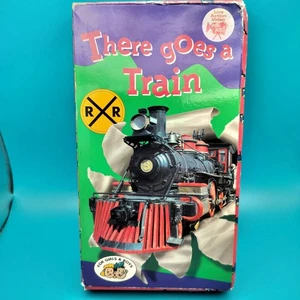 There Goes a Train VHS 1994 KidVision Live Action Trains for Kids Ages 3–8 - Picture 1 of 3