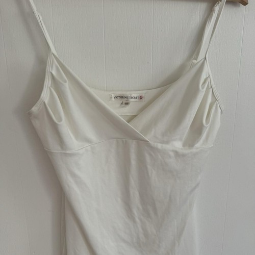 UNDERCOVER Mini abito slip bianco Victoria’s Secret vintage anni 90 taglia S