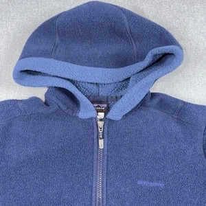 Patagonia Synchilla Gr. Medium Arctic Fleecejacke Full Zip Kapuze Vintage Blau - Bild 1 von 16