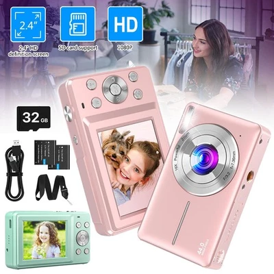 Mini 1080P Digitalkamera Fotokamera Zoom Fotoapparat LCD Digital Vlogging Kamera - Bild 1 von 4