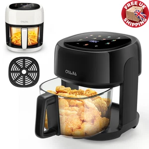 1800W 5L Air Fryer Cooker Oven Frying LCD Digital Kitchen Glass fryer Oil Free - Picture 1 of 33