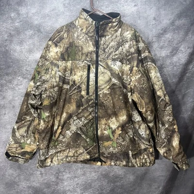 RefrigiWear Realtree APX Camo Insulated Softshell Jacket Mens XL Hunting Outdoor - Image 1 of 4