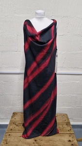 Roman Originals Women's Dress Red and Black Cowl Neck. BNWT. Size 20 - Picture 1 of 12