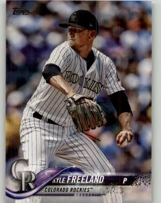 2018 Topps Kyle Freeland #586 Colorado Rockies - Image 1 of 2