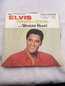 Elvis Presley 45 Puppet on a String / Wooden Heart NM RCA 7” w/ Sleeve - Picture 1 of 6
