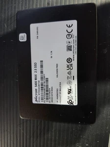 MICRON 480GB 5400 MAX 2.5IN TLC 6GB/S SATA SSD MTFDDAK480TGB-1BC1ZABYY - Picture 1 of 1