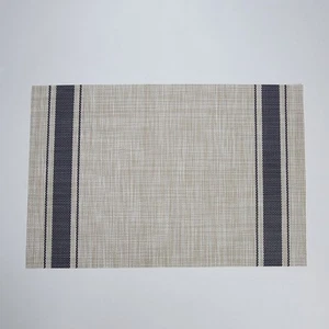 Easily Maintained Rectangular PVC Table Mats Set of 4 Colors Available - Picture 1 of 26