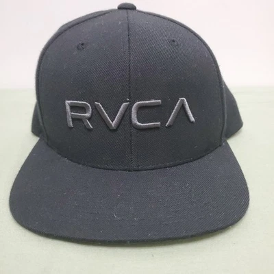 Бейсболка RVCA Flatbill мужская бейсболка черная регулируемая VA акриловая шерсть - Изображение 1 из 4