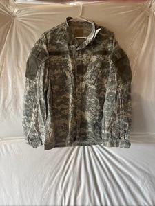 Camisa/Abrigo ACU Medio Largo USGI Digital Camuflaje Algodón/Nylon Ripstop Ejército Combate - Imagen 1 de 3