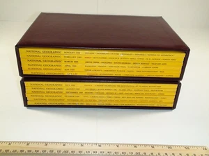 National Geographic Magazine - Lot of 12 - 1989 Slip Cover Case Holder Included - Picture 1 of 24