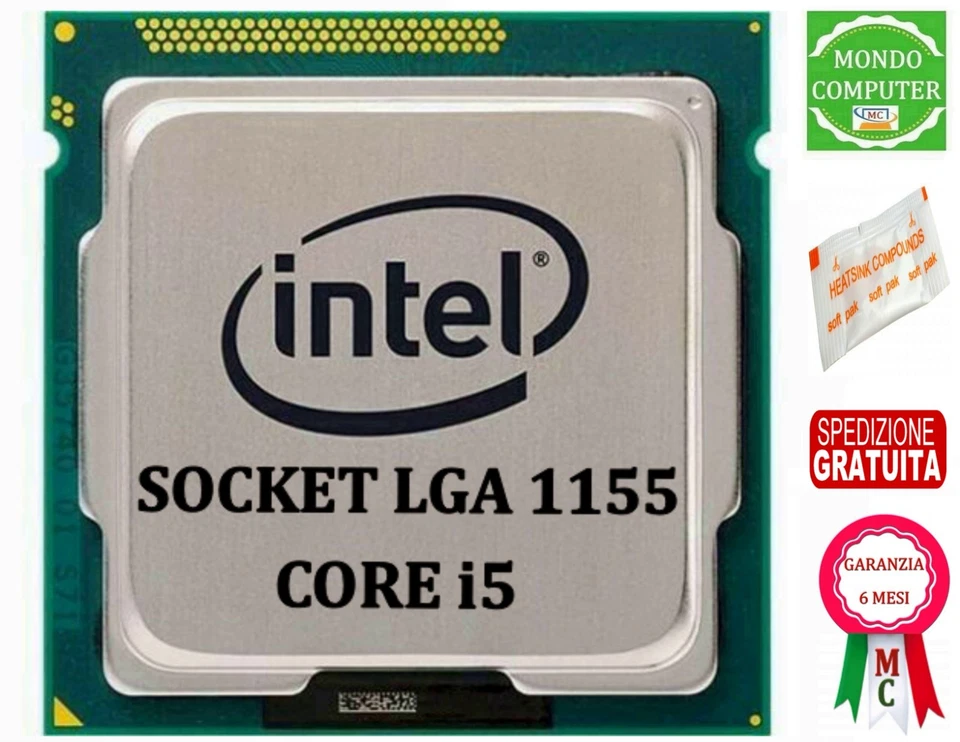 PROCESSORE SOCKET LGA 1155 INTEL CORE i5  3470 (3,20 GHZ) SR0T8 - Immagine 1 di 1