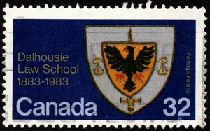 Canada Stamp Scott # 1003 Used - 32 Cents Dalhousie Law School Centenary Issue - Picture 1 of 1
