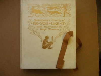 SHAKESPEARE'S COMEDY - AS YOU LIKE IT. 40 colour plates Hugh Thomson (1909) Foto 1 de 4