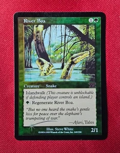River Boa FNM Promo Foil (NM) MTG Magic The Gathering Card - Picture 1 of 3