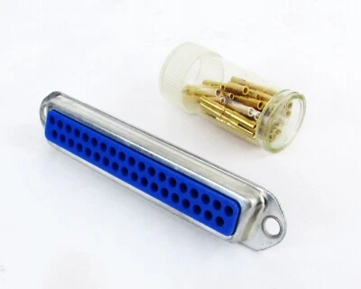 Lot of (60) Amphenol - 11-10370-1, 37 Position, D-Sub Connector - Image 1 of 4