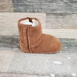 UGG Baby Classic Boots Toddler Sz 4 / 5 Chestnut Suede Leather Hook & Loop - Picture 1 of 10