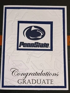 Handmade Class Of 2025 Or Any Year Penn State Graduation Congratulations Card - Picture 1 of 1
