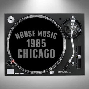 House Music 12" DJ Slipmats Chicago 1985 Illinois USA Turntable  - Picture 1 of 1