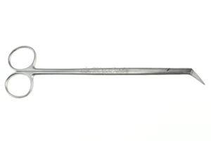 Surgical Vascular Scissor Angled 45 Degrees 7" General Instruments 14-02065-19 - Picture 1 of 5